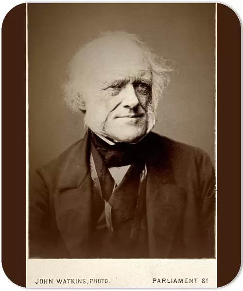 1860s Charles Lyell portrait photo cdv