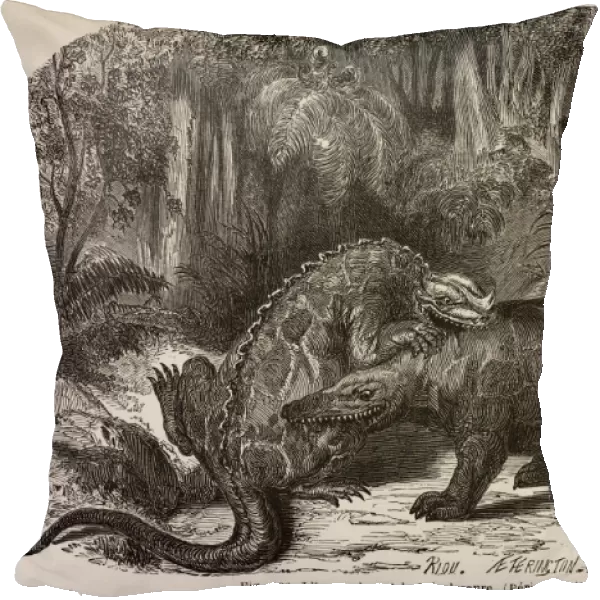 1863 Figuier Iguanodon and Megalosaurus