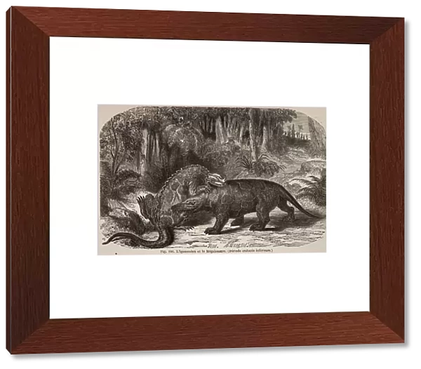 1863 Figuier Iguanodon and Megalosaurus