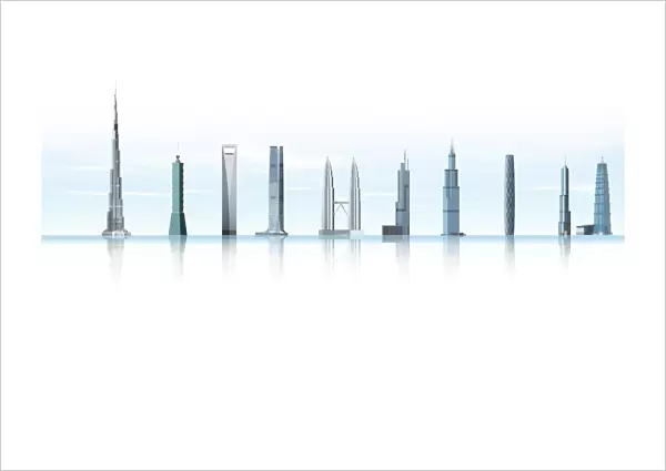 Worlds tallest buildings, artwork