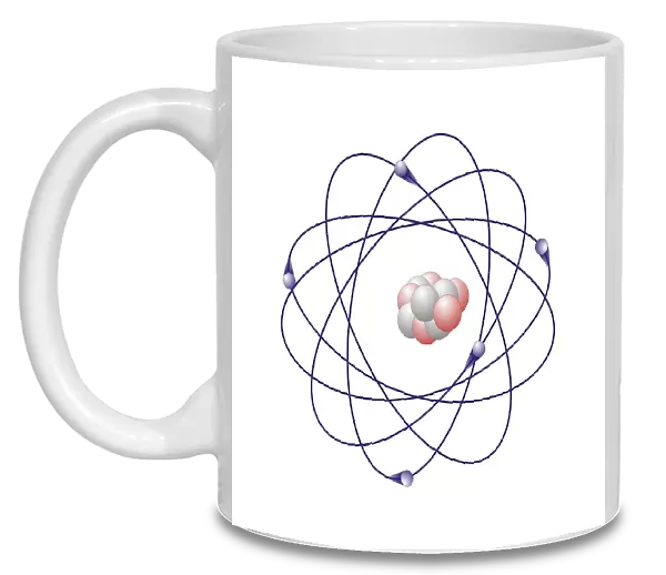 Boron, atomic model