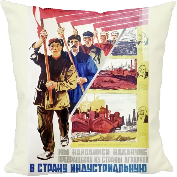 Russian agitprop poster of 1930