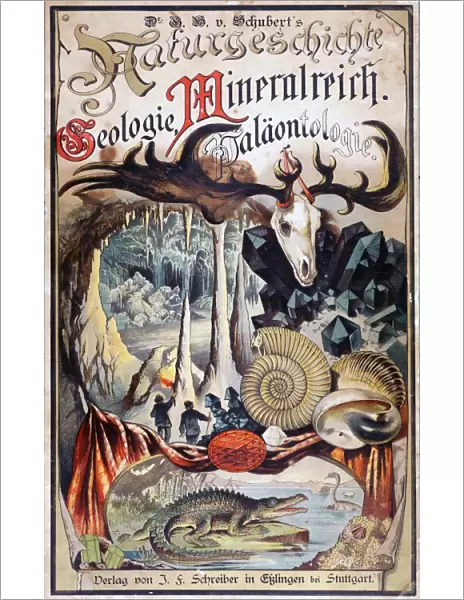 1888 colour lithograph cover Solnhofen