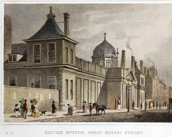 1830 Old British Museum Montagu House