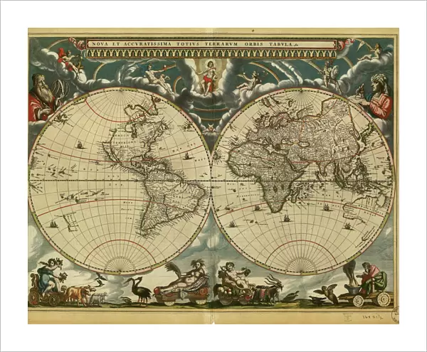 17th century world map