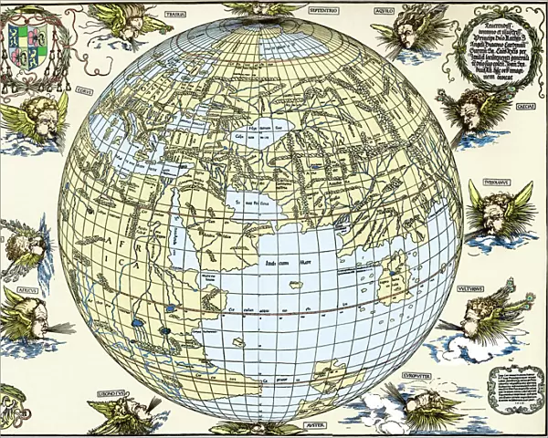 Durers world map, 1515