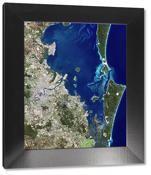 Brisbane, Australia, satellite image