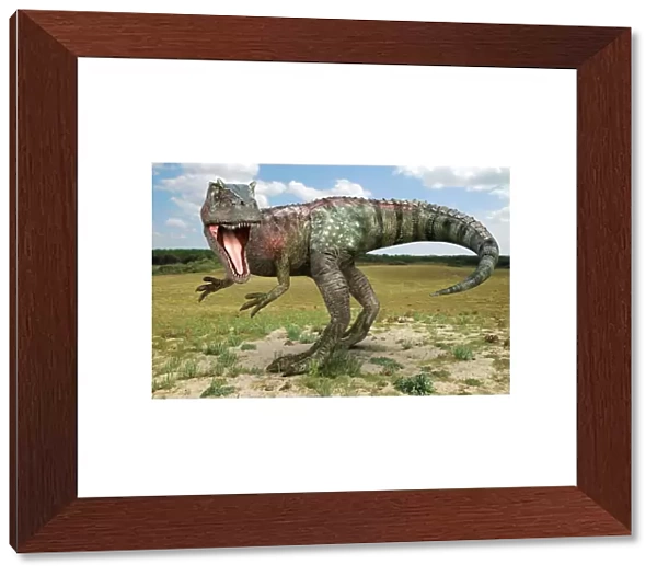 Allosaurus dinosaur, artwork