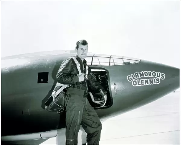 Charles Chuck Yeager. American pilot