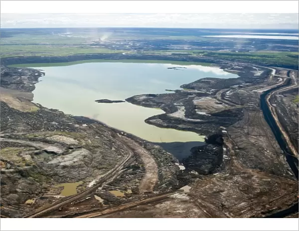 Settling pond, Athabasca Oil Sands