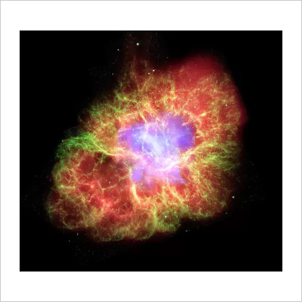 Crab nebula, composite image