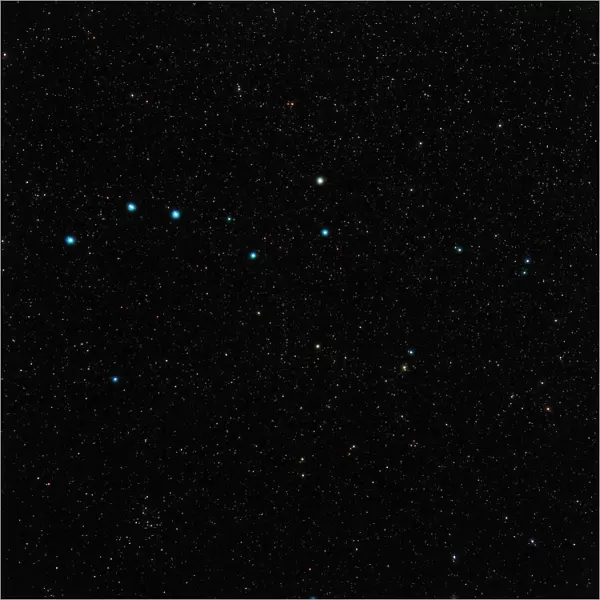 Optical photo of the star Sirius using star filter