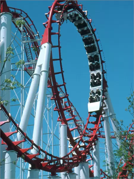 Loop section of a rollercoaster ride