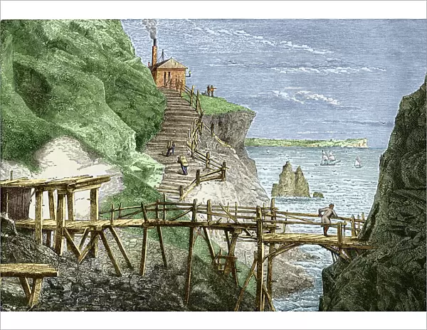 19th-century tin mine, Cornwall