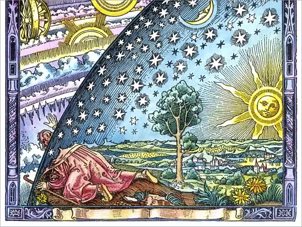 Celestial mechanics, medieval artwork