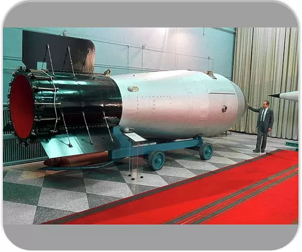 Tsar Bomba nuclear weapon display
