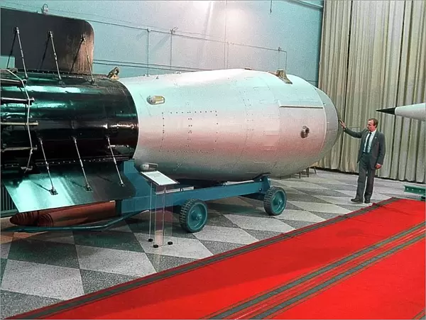 Tsar Bomba nuclear weapon display