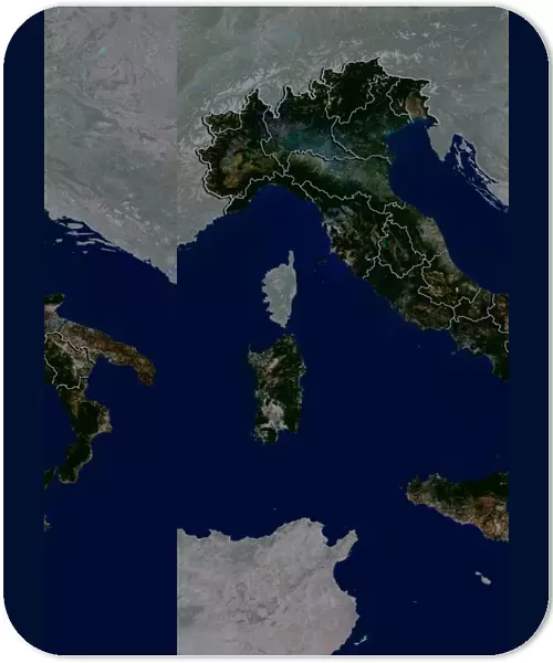 Italy, satellite image C014  /  0065