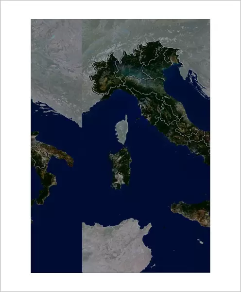 Italy, satellite image C014  /  0065