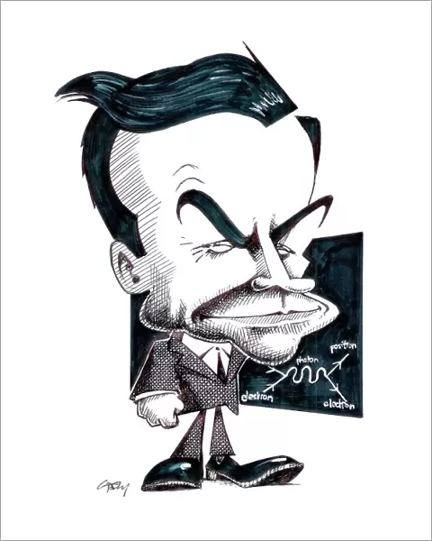 Richard Feynman, caricature C015  /  6715