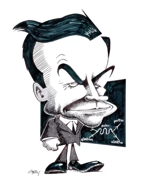 Richard Feynman, caricature C015  /  6715