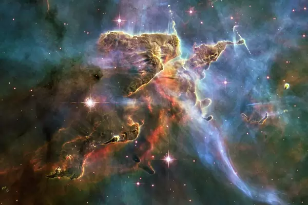 Carina Nebula features, HST image C013  /  5604