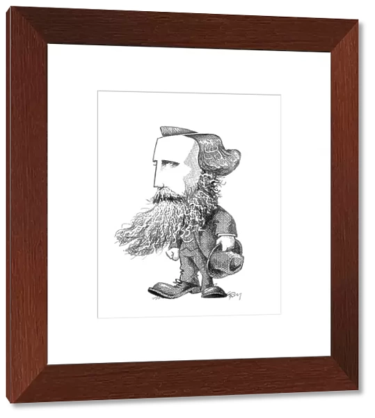 James Clerk Maxwell, caricature
