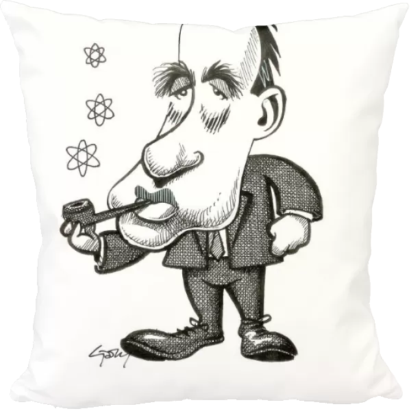 Niels Bohr, caricature