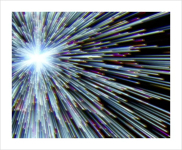 Particle rays, artwork C014  /  2579