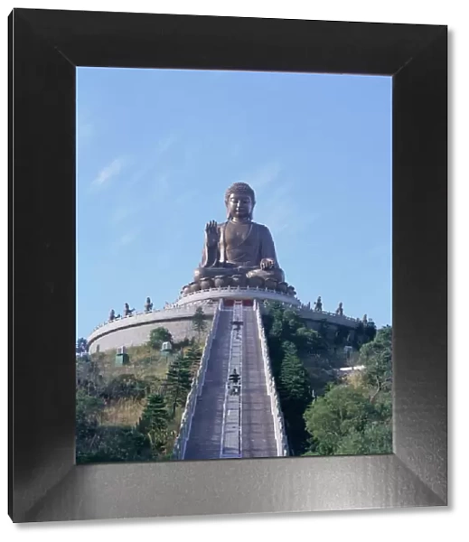 Statue of the Buddha, the largest in Asia, Po Lin Monastery, Lantau Island