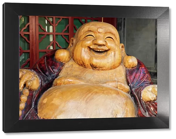 Laughing Buddha, Tanzhe Temple, Beijing, China, Asia