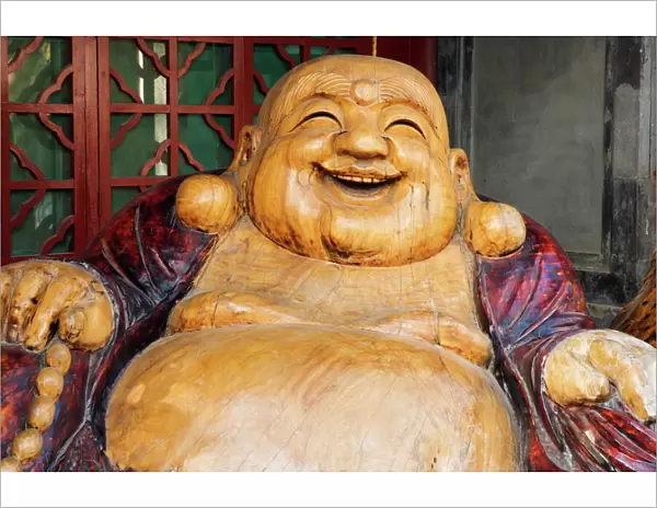 Laughing Buddha, Tanzhe Temple, Beijing, China, Asia
