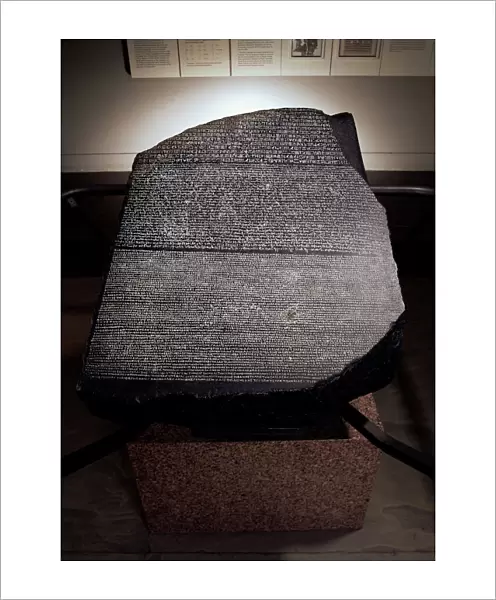 The Rosetta Stone, British Museum, London, England, United Kingdom, Europe