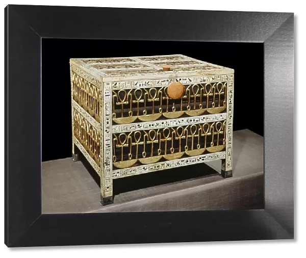 Coffer from the treasury, made from wood and ivory with applied gold and silver