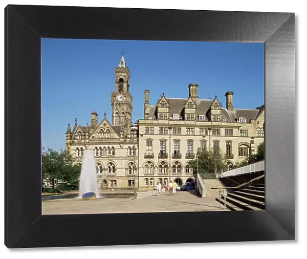 Town Hall, Bradford, Yorkshire, England, United Kingdom, Europe
