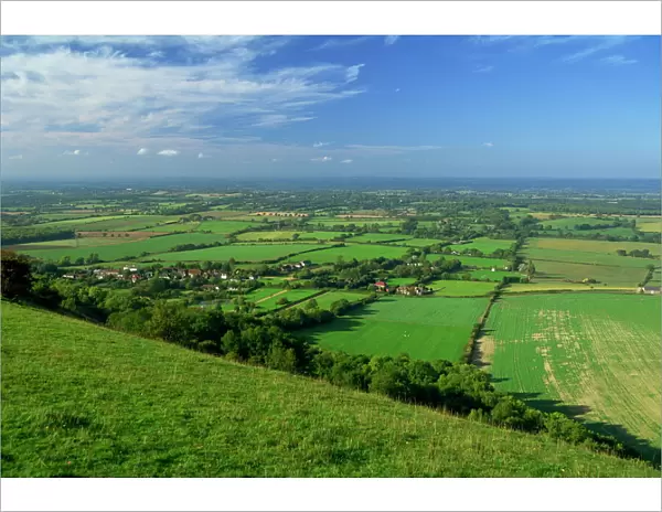 View from Devils Dyke, West Sussex, England, United Kingdom, Europe