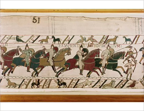 The Bayeux Tapestry, Normandy, France, Europe