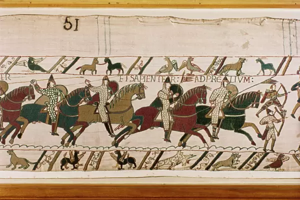 The Bayeux Tapestry, Normandy, France, Europe
