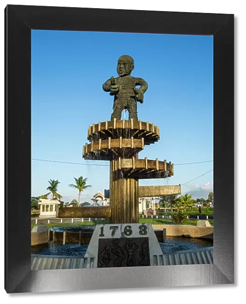 Cuffy Monument of the revolution of 1763, Georgetown, Guyana, South America