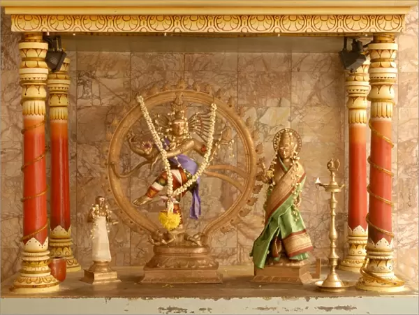 Shrine with Hindu deity