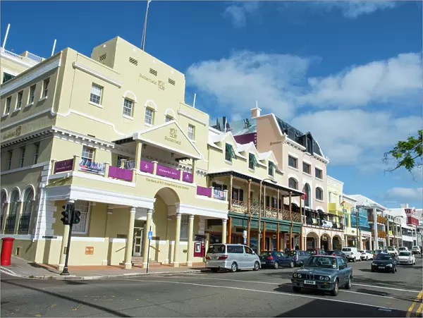 Historical seafront, Hamilton, Bermuda