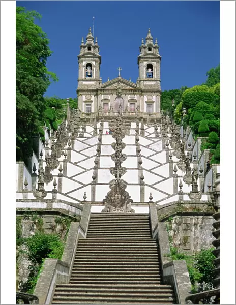 Basilica and famous staircases of Bom Jesus