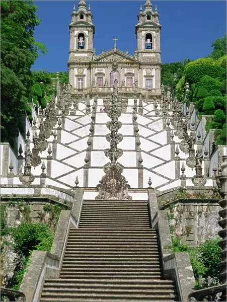 Basilica and famous staircases of Bom Jesus