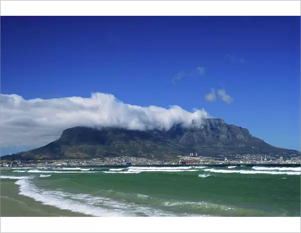 Table Mountain viewed from Bloubergstrand