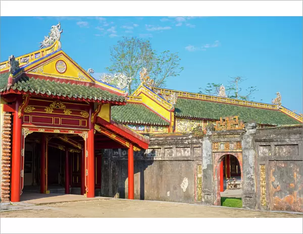 Halls of the Mandarins, Imperial City of Hue, UNESCO World Heritage Site, Thua Thien-Hue Province