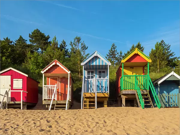 Wells-next-the-Sea Beach, North Norfolk, Norfolk, England, United Kingdom, Europe