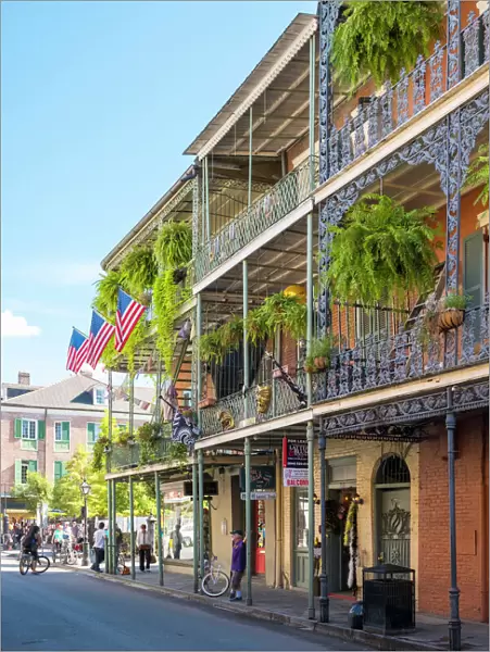 Balconies on Royal Street, French Quarter, New Orleans, Louisiana, United States of America
