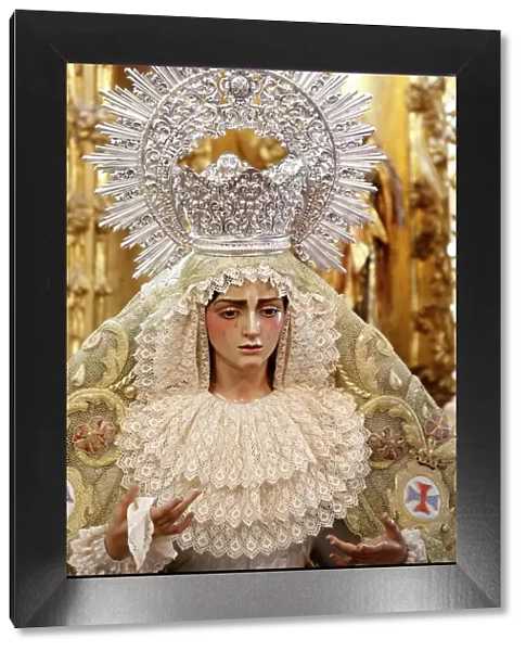 Statue of the Virgin Mary in a Cordoba church, Cordoba, Andalucia, Spain, Europe