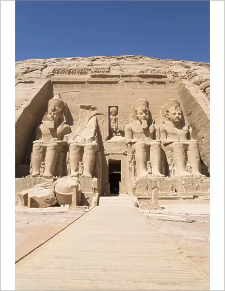 Ramses II Temple, UNESCO World Heritage Site, Abu Simbel, Nubia, Egypt, North Africa