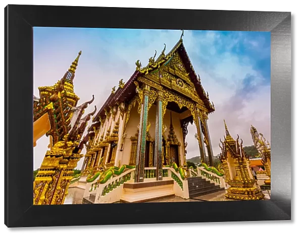 Wat Plai Laem Temple, Koh Samui, Thailand, Southeast Asia, Asia